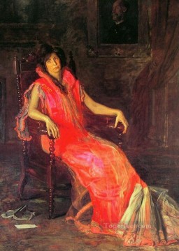 女優リアリズムのポートレート トーマス・イーキンス Oil Paintings